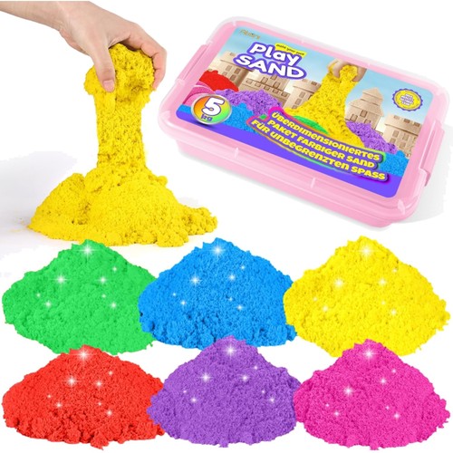 Kreativ spielsand set 5kg mit - kreativ,
