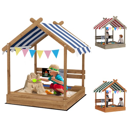 Sandkasten mit dach sandkiste - sandkasten,