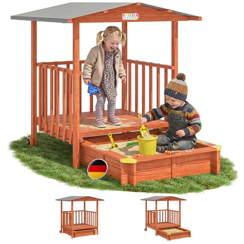 Spielwerk sandkasten mit - sandkasten,
