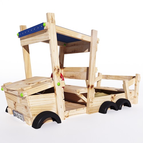 Sandkasten auto lkw - sandkasten,